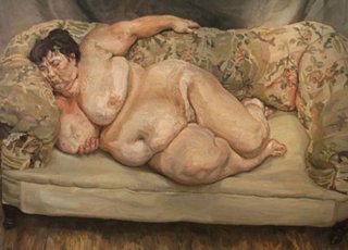 弗洛伊德孙子胖裸女人画 拍1720万英镑天价