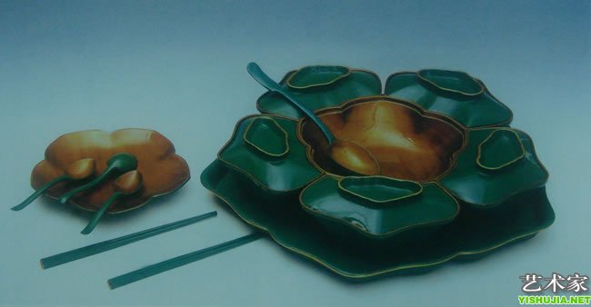 王维韫水仙花餐具