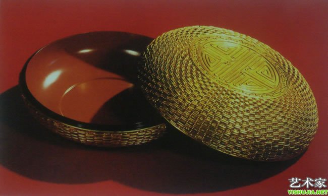 王维韫 全金漆线圆盒(脱胎漆器)