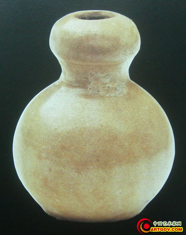 唐  越窑青瓷葫芦瓶