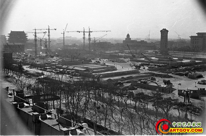 1977北京天安门广场